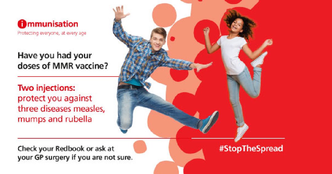 It is never too late to have the #MMR vaccine to protect yourself against mumps and measles.

If you haven't received two doses of the vaccine – or you’re unsure – talk to your GP or download the NHS app.

orlo.uk/JTQix #ValueofVaccines
