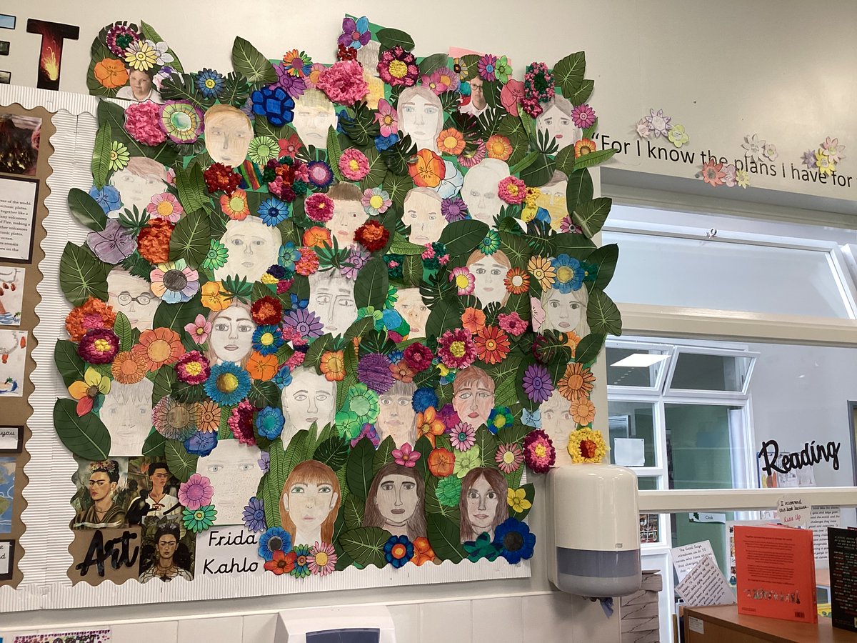 ForestSandridge's tweet photo. Poplar and Oak have been creating multi-media art inspired by the work of Frida Kahlo! 🎨

Such incredible creativity and talent, well done Year 6! 👏 https://t.co/4cFHlVr6cG