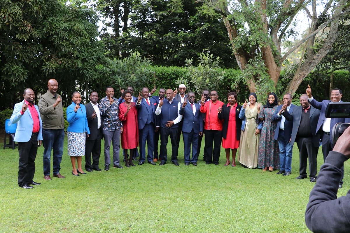 MoiGideon's tweet photo. KANU is firmly in Azimio and there's no turning back. We are determined to bring everybody on board to ensure a resounding victory for Hon. Raila since we believe in inclusivity, individual liberty, and national unity. 

Addressing KANU Campaign Coordination Committee in Nairobi. https://t.co/PY8TAj9aGa