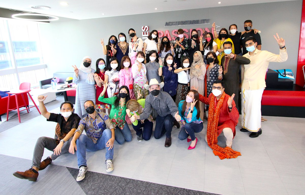 Sabre_APAC's tweet photo. We’re celebrating our diverse culture over music, dance and food! With global team mates in the Singapore Sabre office, the celebration is one of the many ways we foster deeper cultural understanding and celebrate our diversity. #SabreAPAC #SabreTogether #WeareSabre https://t.co/Rbv9z4EQId