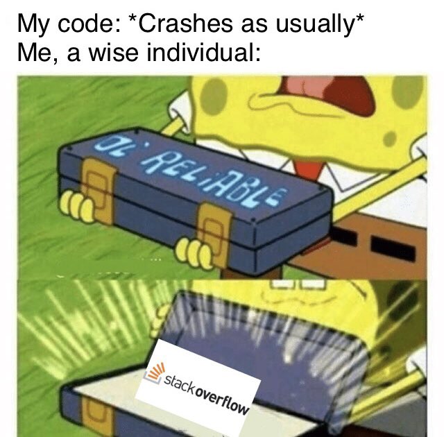 IParraMartin's tweet image. Always reliable @StackOverflow 

#DataScience #Python #stackoverflowmemes