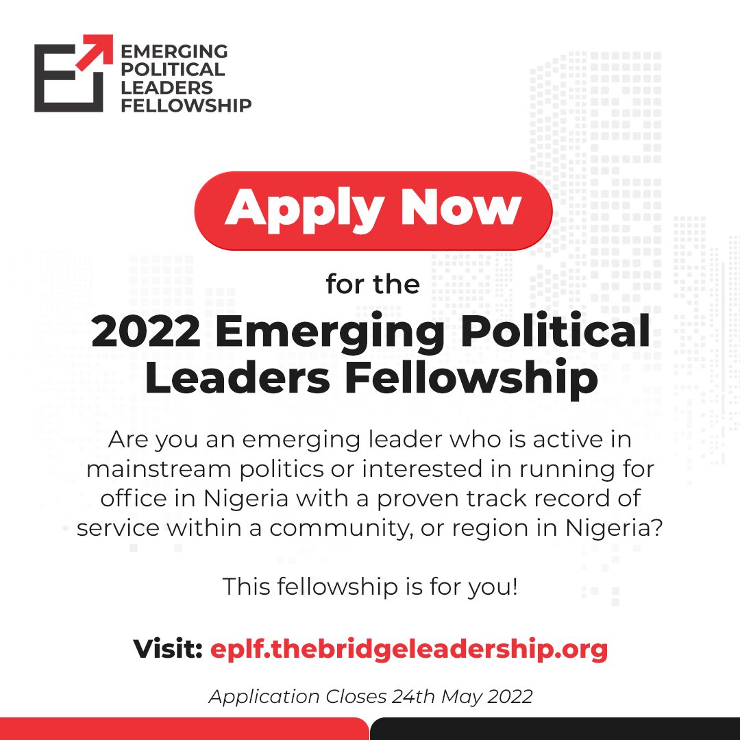 SavvyRinu's tweet photo. Are you interested in a year-long nonpartisan political leadership development program that is fully funded?

Apply now. Help RT 🙏🏾 https://t.co/mk7AKSjHer