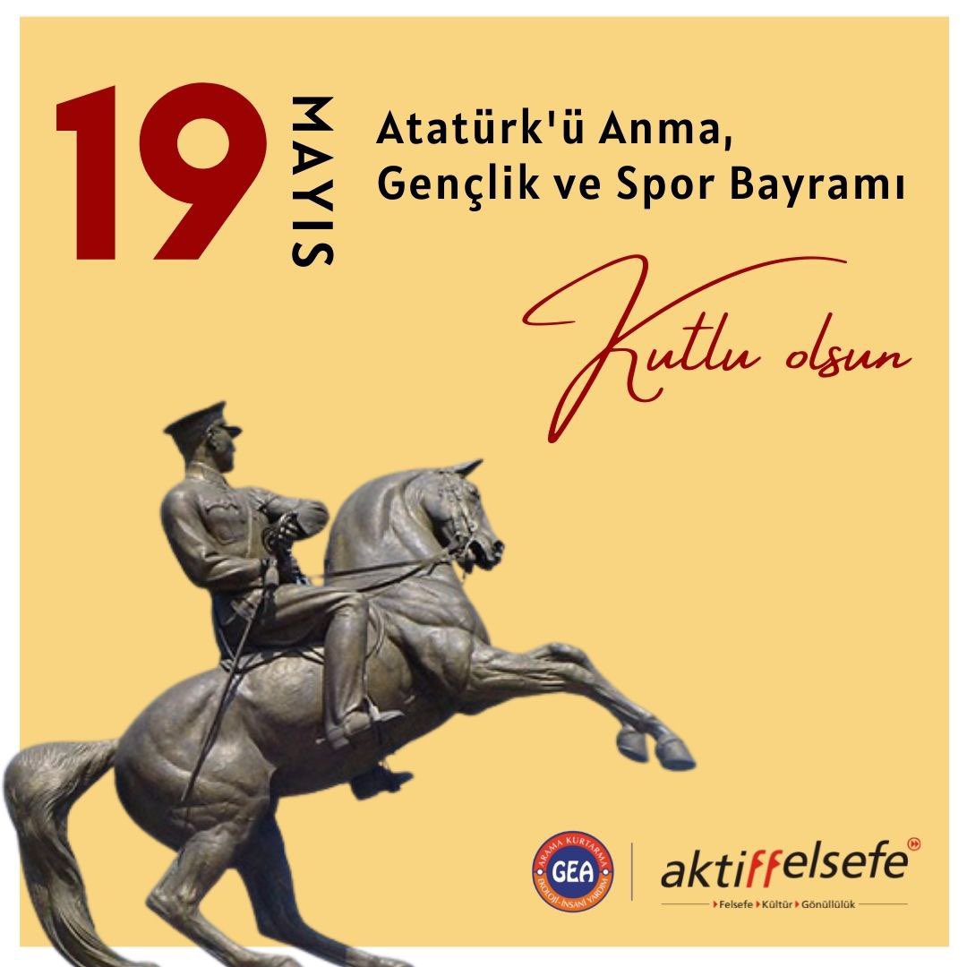 Aktiffelsefe34's tweet photo. 19 Mayıs Atatürk’ü Anma, Gençlik ve Spor Bayramımız Kutlu Olsun! 

#19mayıs #Atatürk #19Mayıs1919
#19mayısatatürküanmagençlikvesporbayramı #kadıköy #aktiffelsefekadıköy https://t.co/AG67E2Q9YD