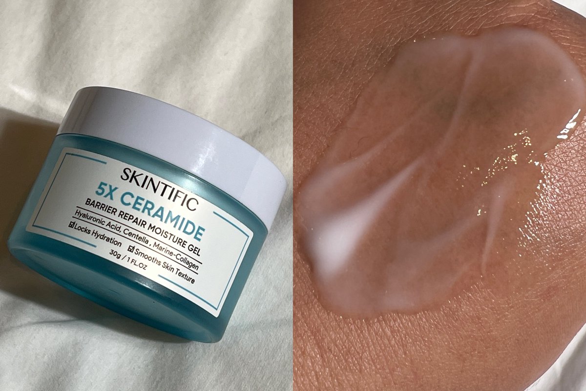 sukaskincarean's tweet photo. • SKINTIFIC 5x Ceramide

Secara tekstur kalo dipakai buat oily atau kombinasi dia enak banget. Nyerepnya cepet dan agak becek di awal. Wanginya juga enak. Buat dipakai pagi dan malam juga enak.

Efek calmingnya aku suka, bantu recovery redness kalo dipakai rutin. https://t.co/cT0JTXm48C