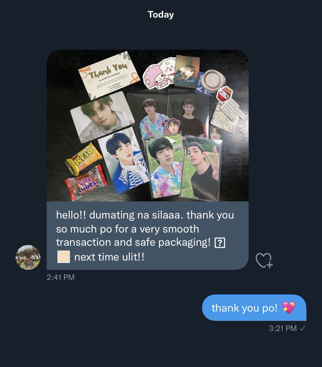 hobibikart's tweet photo. thank you so much for the trust! 💖 please take good care of them~ 

[#reesellsproofs] https://t.co/B60ZcBjwfh