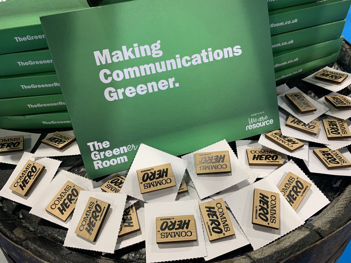 WeAreResource's tweet photo. #TheGreenerRoom has landed at @HousingFestival to start the conversation around #sustainable communications and how we can think differently!

Come chat to @Elliot_Resource and subscribe to #TheGreenerRoom as we will be donating to the @worldlandtrust for every subscriber! 🌍 https://t.co/CFlwIZmryv