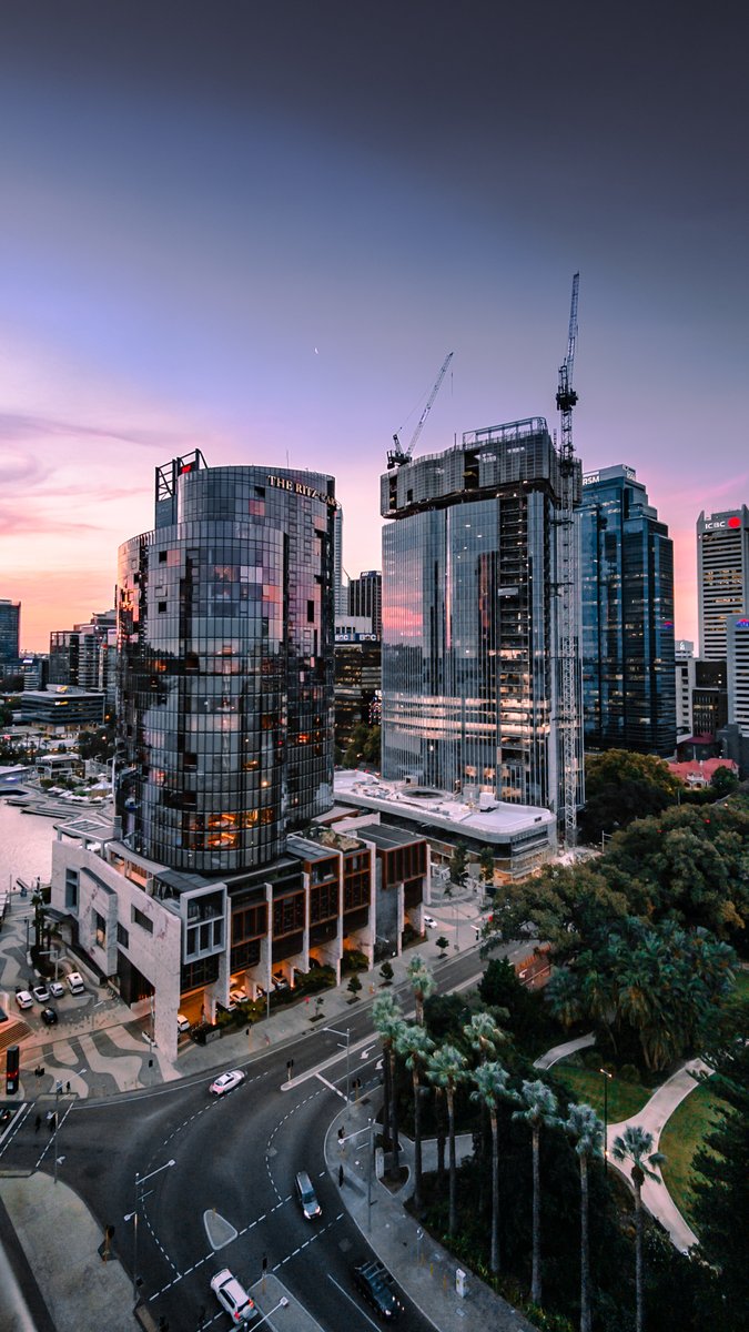 One of my favourite shots from Perth. The view from the Hilton rooftop bar is magnificent at sunset!