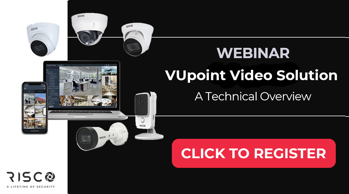 RiscoGroupUK's tweet photo. Webinar alert! VUpoint Video Solution: A Technical Overview
Join us next Thursday, 26 May at 09:30. https://t.co/VTvHFR8B2B
#VUpoint can be integrated with @RiscoGroupUK professional #security systems for real time #alarm verification, live view & recording, through a single app. https://t.co/cy3gA4SxhE