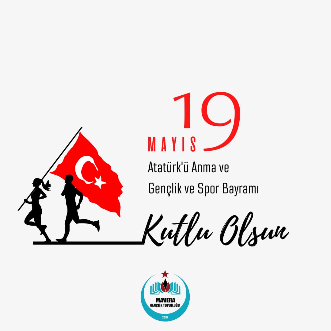 Tarihin dönüm noktalarından biri olan 19 Mayıs 1919′un 103.yıl dönümüne ulaşmanın coşku ve heyecanını yaşıyoruz. 
19 Mayıs Atatürk’ü Anma, Gençlik ve Spor Bayramımız kutlu olsun.
#BuBayramSenin