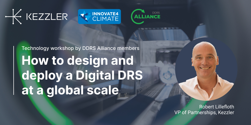 Join us at the World Bank Group’s @Innovate4Climate event! Made up of a panel of Digital Deposit Return System (#DDRS) Alliance members from Kezzler, @gs1ineurope, @recycl3r, and @iota Foundation. innovate4climateconference.com/agenda/session…