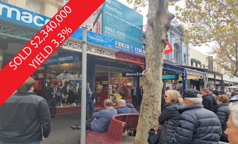 Sold at Auction on a Yield of 3.3%
265 Lygon Street, Carlton
This versatile two-storey investment in the heart of Lygon Street sold under auction conditions for $2,340,000 on a yield of 3.3% and building rate of $10,935 psm to a local investor.
#retailsales #commercialrealestate