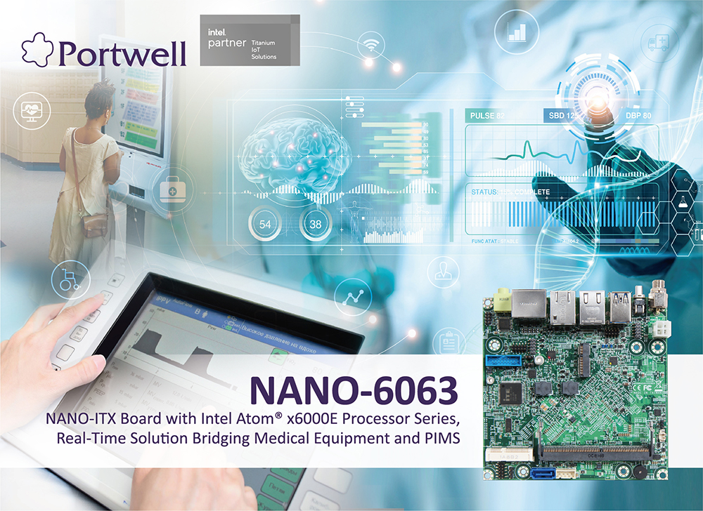 Portwell_Taiwan's tweet image. #NANOITX #embeddedboard featuring Intel #Atom® x6000E processor series, real-time solution for bridging medical equipment and #PIMS.
Application Note: storage.googleapis.com/pw-download-fi…
Press Releases: portwell.com.tw/2022-05-19-nan…
Product Info: portwell.com.tw/products/embed…
#nanoitx #medical #portwell