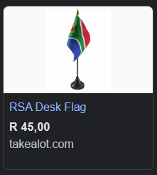 mtn_8219's tweet photo. Dear ANC, here is a flag you could just about afford. #22millionflag https://t.co/vwYt4KPou1