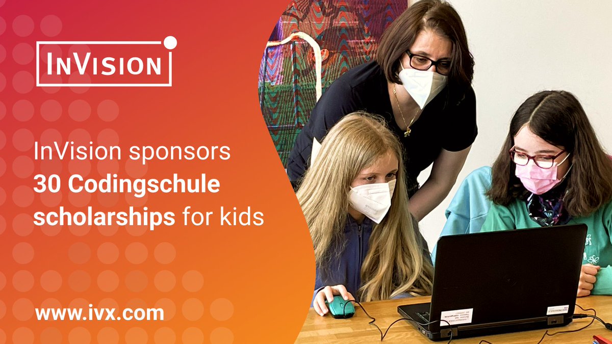 We donate 30 scholarships of @CodingschuleJr to enable children from low-income families to attend programming courses. We'd like to contribute to #EducationalEquality & help disadvantaged children take advantage of the opportunities that digitization opens up. #DigitalEducation