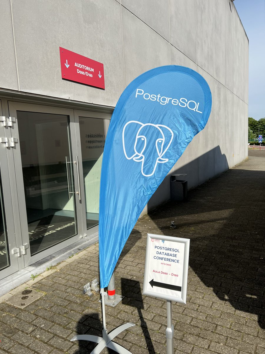 the_hydrobiont's tweet image. Sunny day today at Leuven #pgconfbe @PostgreSQL #postgresfriends
