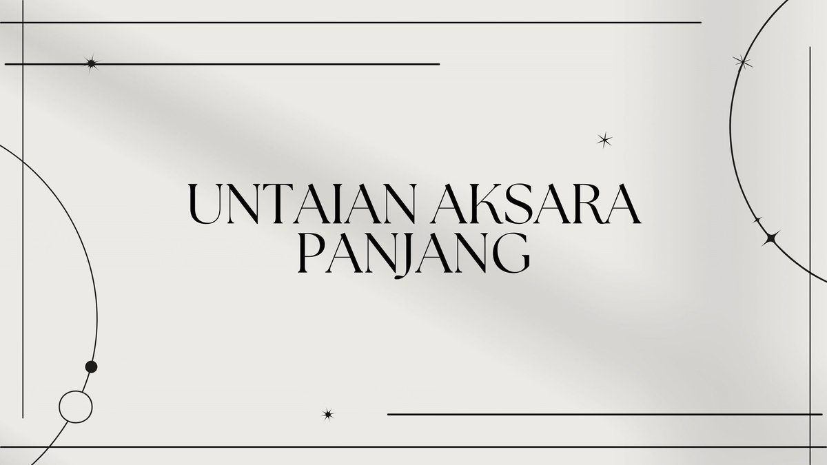 Untaian Aksara Panjang Twitter