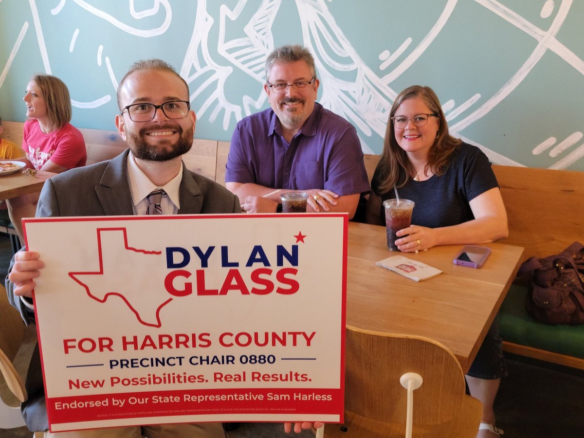GlassDylanM's tweet image. I look forward to helping our candidates #WinBackHarrisCounty in November. This was a small, last minute get together, and I appreciate the candidates who utilized the opportunity to speak with families and voters in our community...