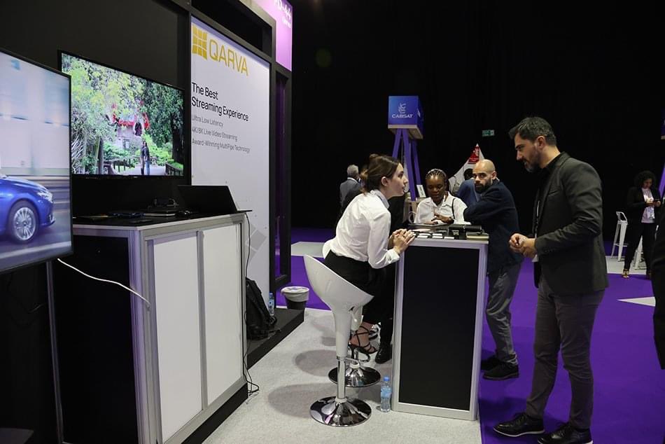 QarvaLimited's tweet photo. Qarva at Cabsat 2022! Dubai ☀️🏝
Day 2 📌 
#Cabsat #Cabsat2022 #Dubai #Streaming #Qarva https://t.co/hJwLEPxMRP