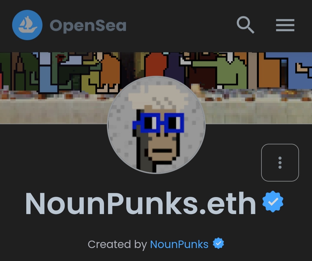gm!  Nice to wake up and see another blue chip in my wallet from one of my favourite projects: <a href="/NounPunks/">NounPunks ⌐◨-◨</a> ☑✅☑