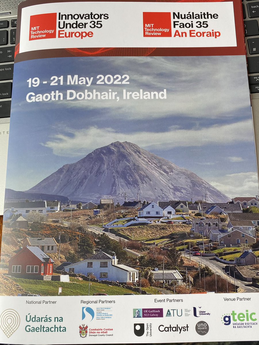 JohnMDArcy's tweet photo. Excellent programme in a stunning location for @EmtechEurope Innovators Under 35 event….love the Saturday segment supported by @OUIreland neighbours in Belfast @unosquare https://t.co/ccJr2udOCj
