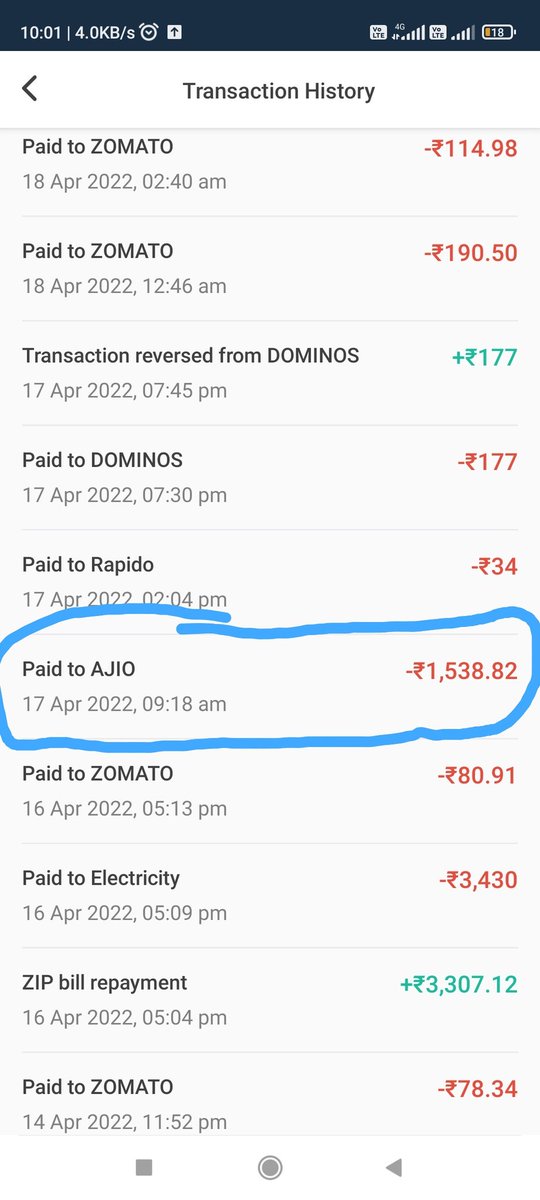 weird_scenario's tweet photo. My transaction details 
Registered mobile number : 9506406600 https://t.co/eVWvB1MY1r