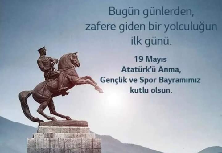 bulutkm's tweet photo. 19 Mayıs Atatürk'ü Anma, Gençlik ve Spor Bayramımız Kutlu Olsun! https://t.co/oEBE9TEw3M