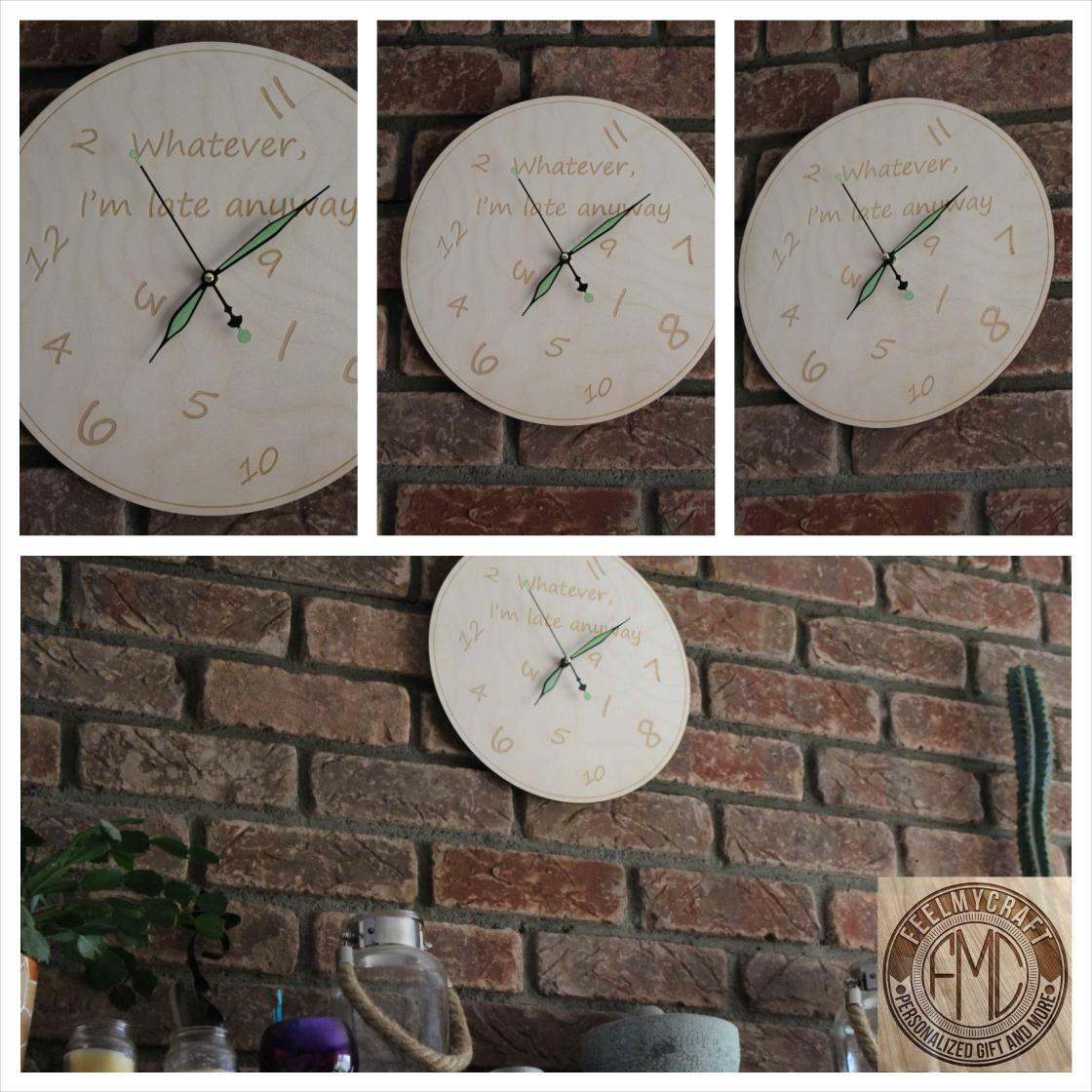 FeelMyCraft's tweet image. Wow picks! Funny Wooden Clock Whatever, I’m late anyway at €35.0 at feelmycraft.ie/listing/646180… Choose your wows. 🐕 #IrishClock #IrelandClock