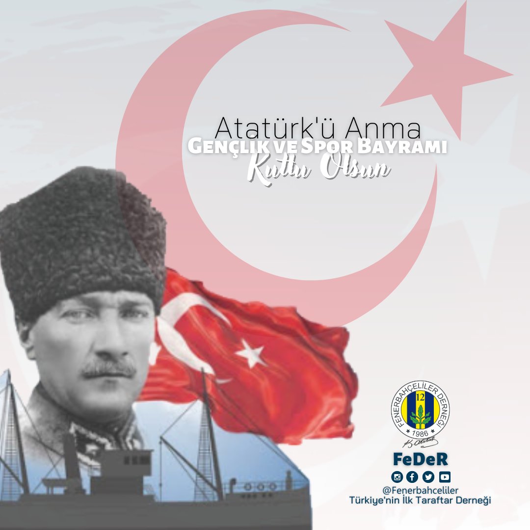 Ata'mızı anıyor, izinden gidiyoruz...
Bayramımız Kutlu Olsun.
🇹🇷
#19MAYIS