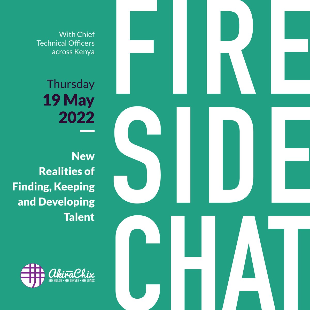 akirachix's tweet photo. We're excited to host over 60 CTOs from leading organizations across Kenya, for an evening of interactive discussions covering the new realities of finding, keeping and developing talent in the #techindustry. https://t.co/EpsnuLnsn4