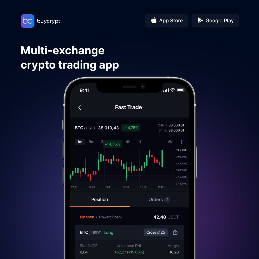buycrypt_com's tweet photo. Trade, Track, follow Best Traders or Join a Trading Tournament in #BuyCryptApp
Easy and secure connection via API Keys. Multiple exchanges!
Download:
App Store https://t.co/dF6Rlocj5t
Google Play https://t.co/AV2P7Dv8sb
#cryptocurrency #cryptotrading #buycrypt #bitcoin https://t.co/lwXkCeFSrt