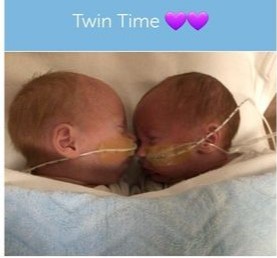 vCreateNICU's tweet photo. Sarah has shared some of her favourite #vCreateMoments of her sweet twins, Kolton and Kenzie. This adorable pair spent just over a month in Sunderland Royal's NICU. "Kolton and Kenzie are so happy and real characters. They are doing amazing and I am so proud of them." 💪 https://t.co/ZZtIYTvVWd
