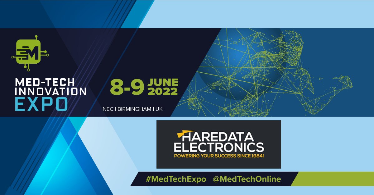 We are thrilled to confirm that <a href="/haredata/">Haredata Electronics</a> will be exhibiting at Med-Tech Innovation 2022 - we can't wait to see you on the show floor! 

bit.ly/Med-TechExhibit​

Register to attend ➡️ bit.ly/MTI22Reg

#MedTechExpo #MedTech