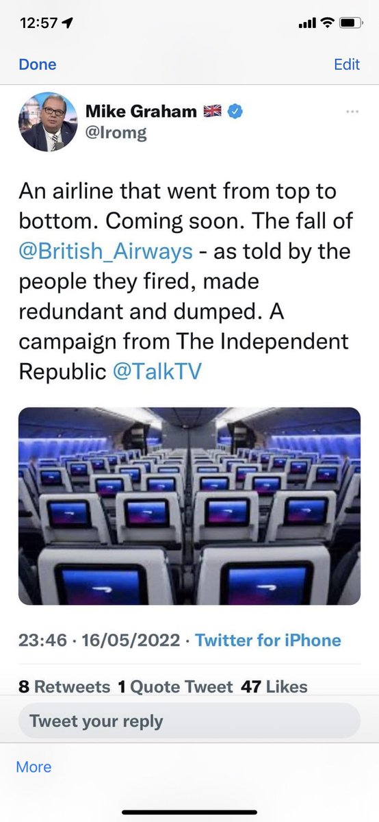 BaRedundant's tweet photo. @TalkTV #mikeGraham @FireAndRehire @HuwMerriman @unitetheunion @BASSA_2000 @British_Airways  @freedomofspeech @EndCorruptionUK @blacklistedbook @PiersUncensored https://t.co/Z9zCqg1gug