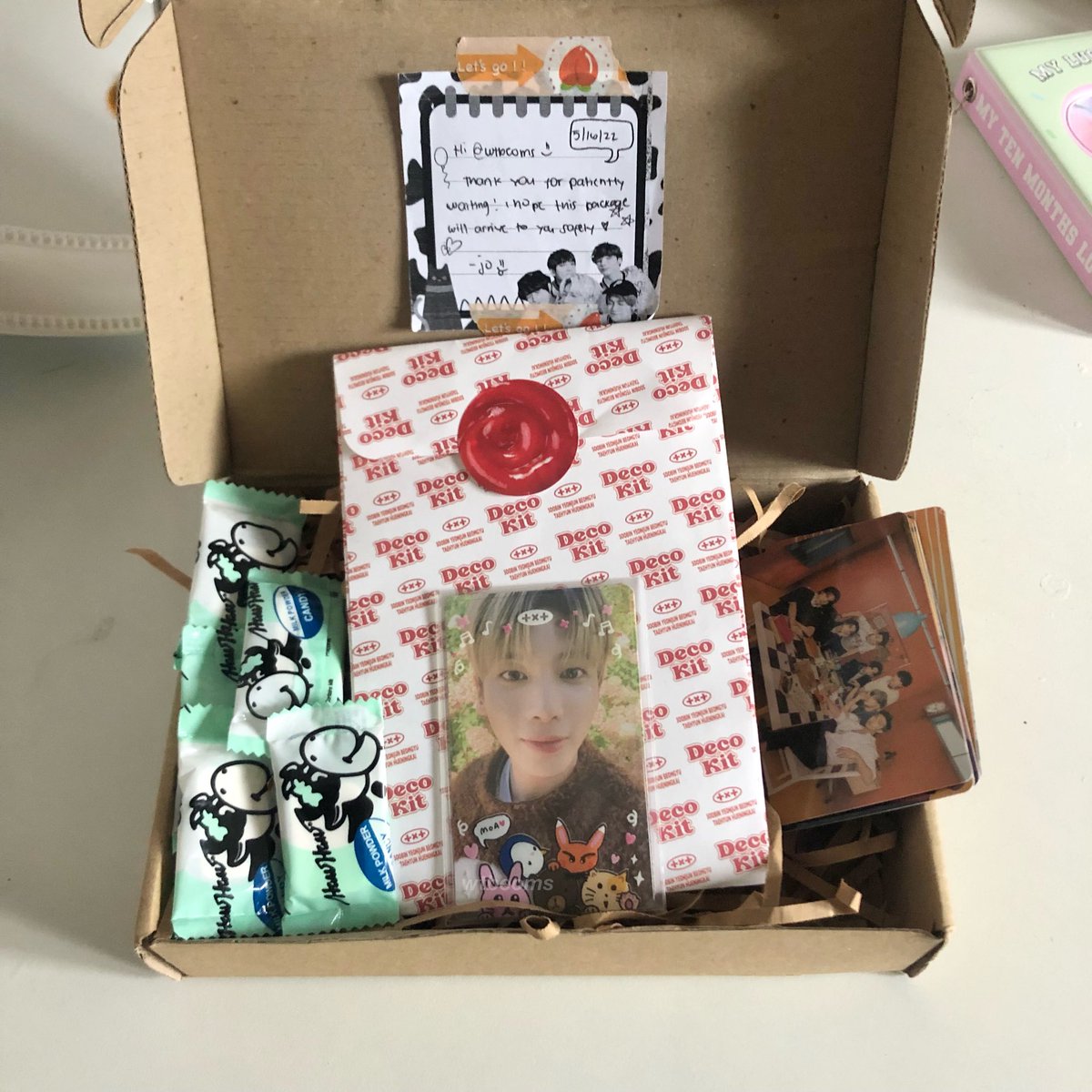 wtbeoms's tweet photo. 💌 #iyasmails || @Gyubear06 #gyubearfeedbacks
tyun bear is home <3 thank you for being vv accommodating throughout this transaction and for packing it very well !! https://t.co/h2kvUU0qvm
