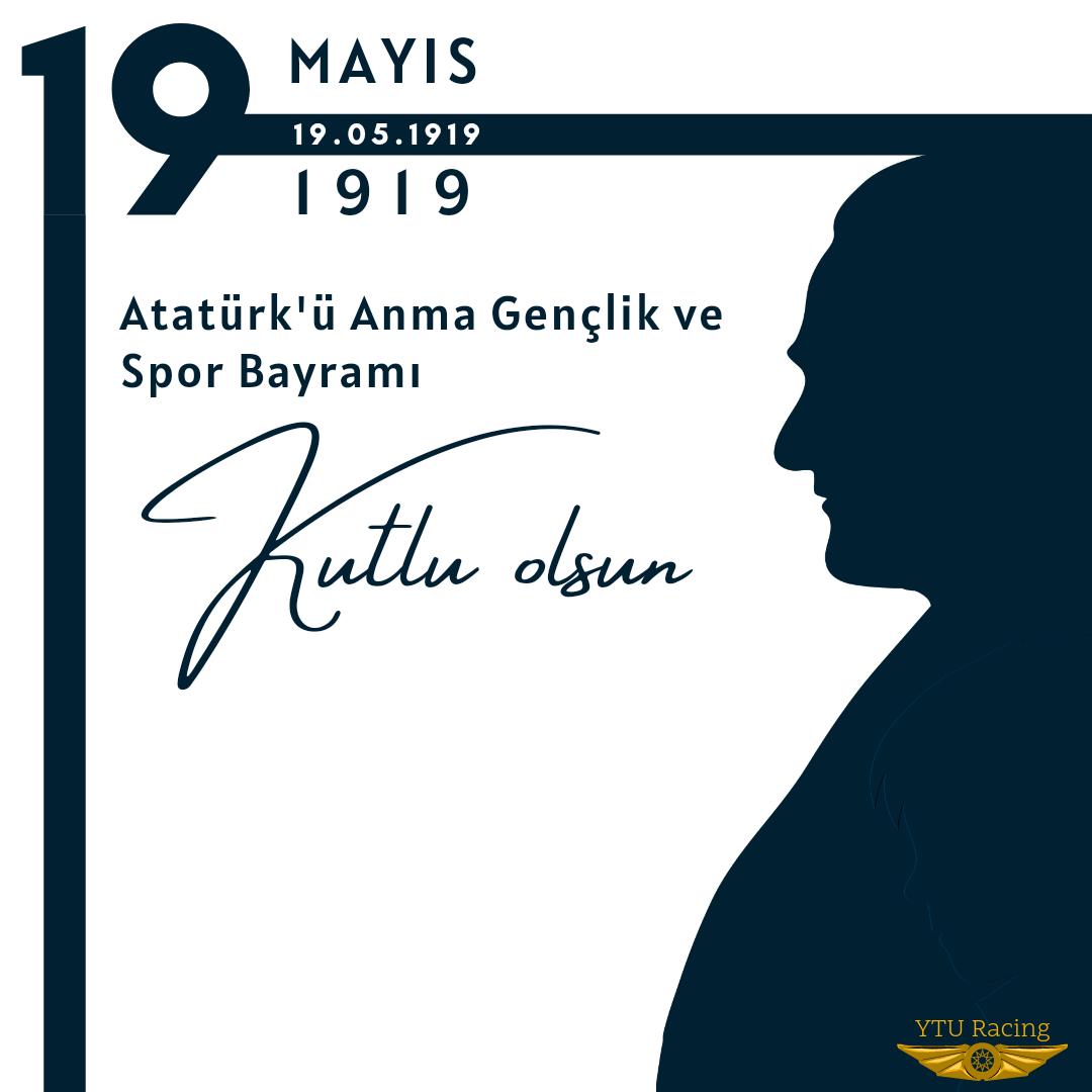 19 Mayıs Atatürk'ü Anma, Gençlik ve Spor Bayramımız Kutlu Olsun!