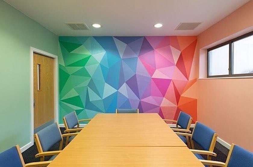 Charley_Peters's tweet photo. #throwbackthursday to my wall painting for @Hospital_Rooms in the Tribunal Room at Bluebird House Adolescent Unit, Southampton in 2019.
#hospitalrooms #artinhospitals #wallpainting #officeinterior #interiordesign #interiormurals #hospitalmurals #architectureartdesign #mural https://t.co/KQW1SVz2EG