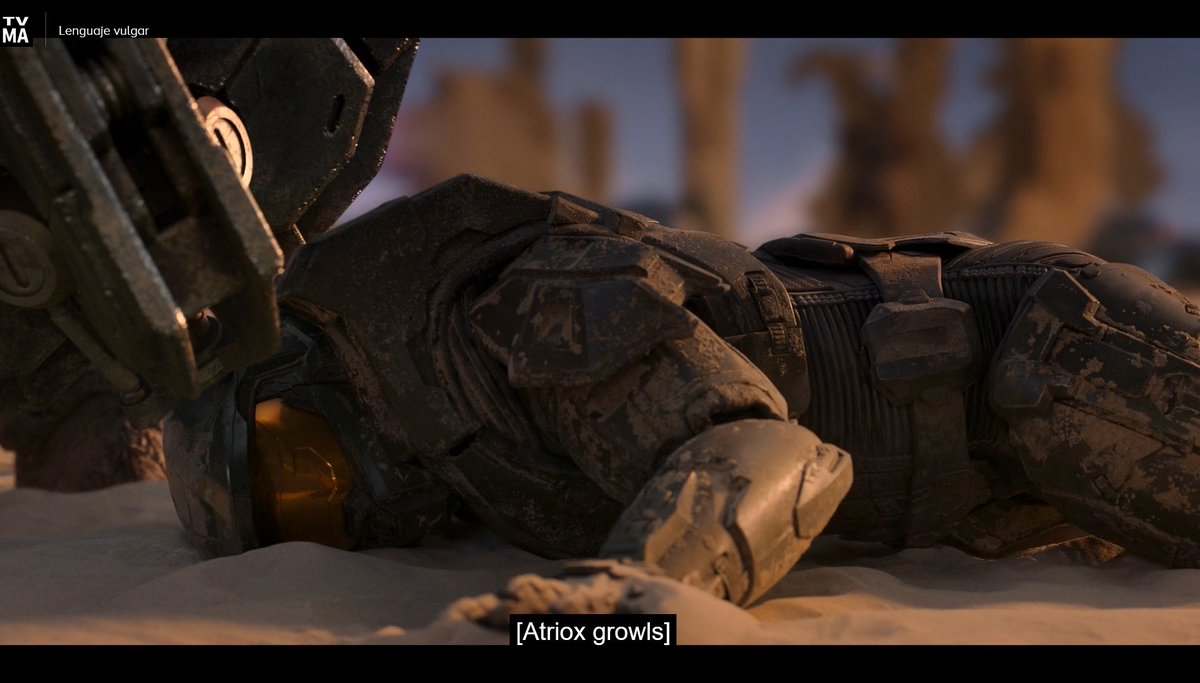Tremendo spoiler se aventaron los subtítulos en inglés  XD

#HaloTheSeries