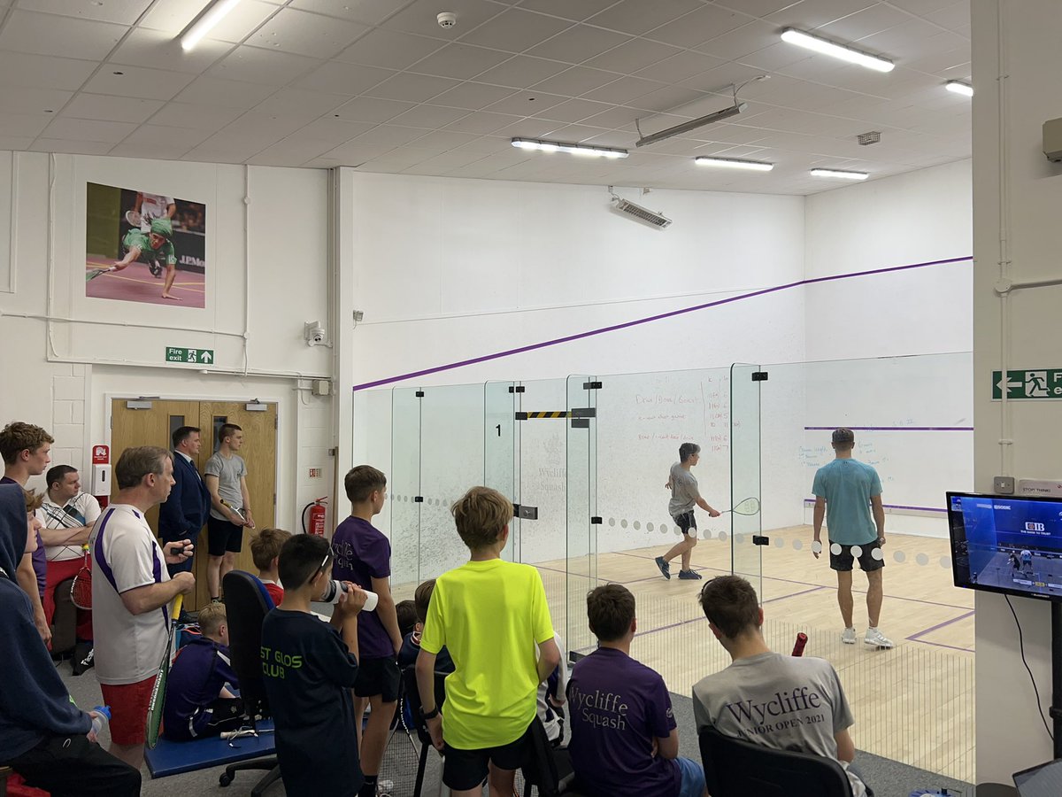 Such an incredible atmosphere at Junior Club last night where the players got to meet <a href="/wycliffealumni/">The Wycliffian Society</a>, Nathan Mead and watch an exhibition between him and current Yr 11, Sacha 👏
The players also loved the new images of OW @alisterwalker and watching the World Champs from Cairo!