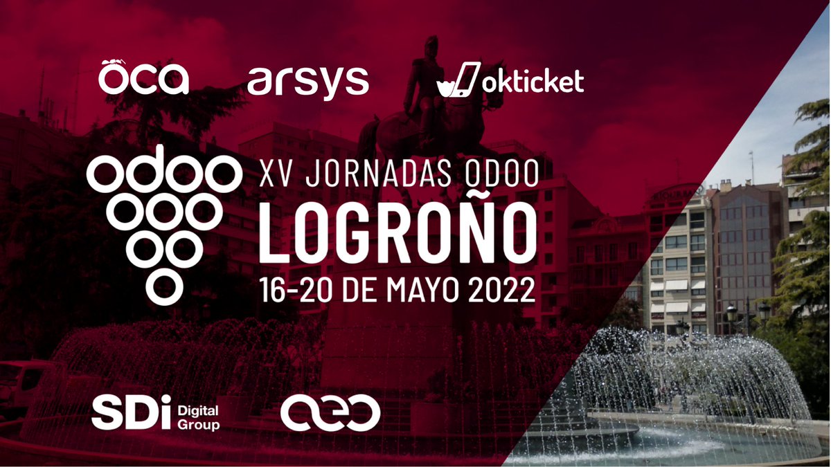 aeodoo's tweet photo. Ha comenzado la emisión en directo de una nueva edición de #jornadasOdoo desde Logroño con una agenda que no os podéis perder.

📺https://t.co/DK87G13z31 https://t.co/VWJxOAWz1u