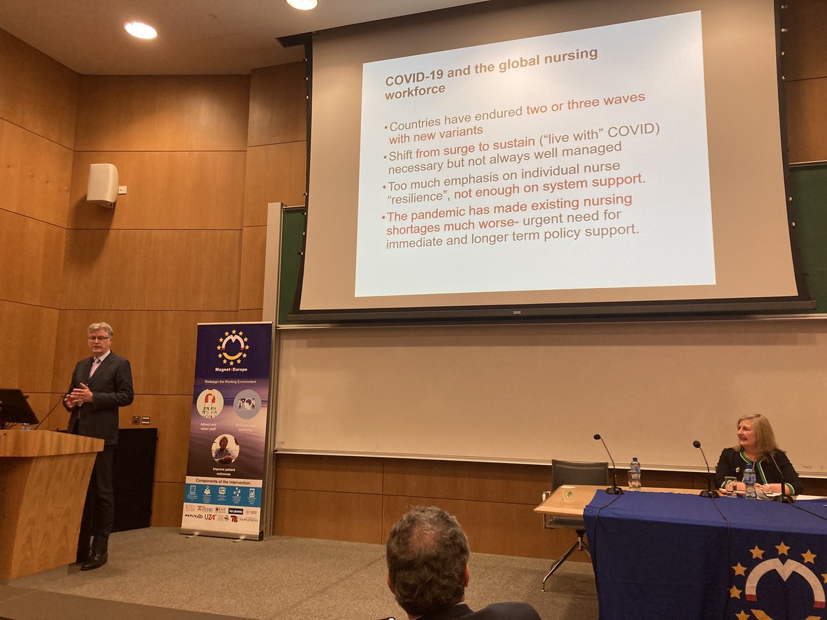 Claudia B Maier (@clamaier) on Twitter photo Prof Jim Buchan on recruitment and retention. Impact of Covid-19 has been significant, increasing stress, mental health, work environment, long Covid #Magnet4Europe22 <a href="/Magnet4Europe/">Magnet4Europe</a> Prof Jim Buchan on recruitment and retention. Impact of Covid-19 has been significant, increasing stress, mental health, work environment, long Covid #Magnet4Europe22 <a href="/Magnet4Europe/">Magnet4Europe</a>