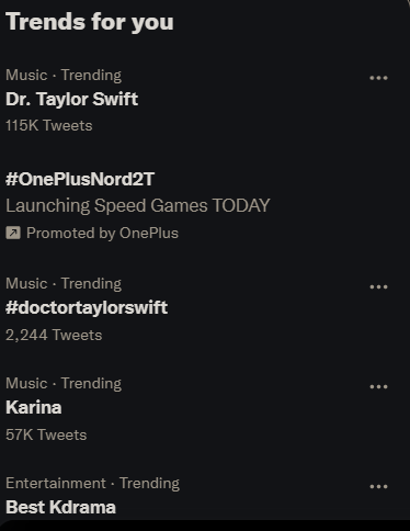 cmg_angell's tweet photo. yall did it. Dr. Taylor Swift is trending now anyways- #doctortaylorswift :P https://t.co/Tfl4cvQw7q