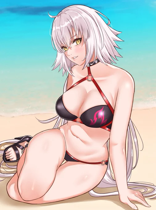 よく似合ってる?そう・・・よく理解してるじゃない♪
#FGO #ジャンヌ・オルタ 
