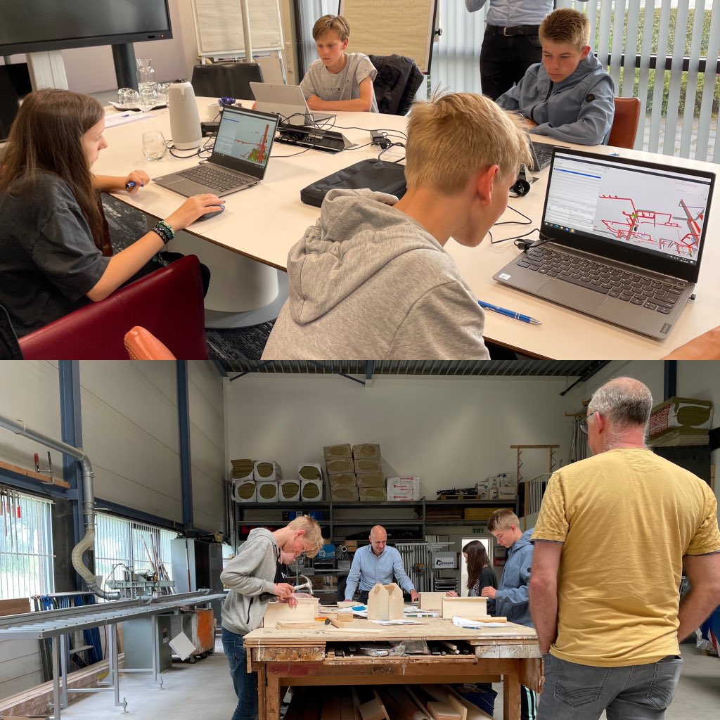 2022 daar zijn ze weer, de leerlingen van <a href="/WestlandOnStage/">Westland On Stage</a> op bezoek <a href="/Weboma/">Weboma</a> kantoor. Rondkijken en indruk krijgen van, maar ook wat hands on, m.b.t. 3D, timmeren, als ook werkvoorbereider. 👍🏻