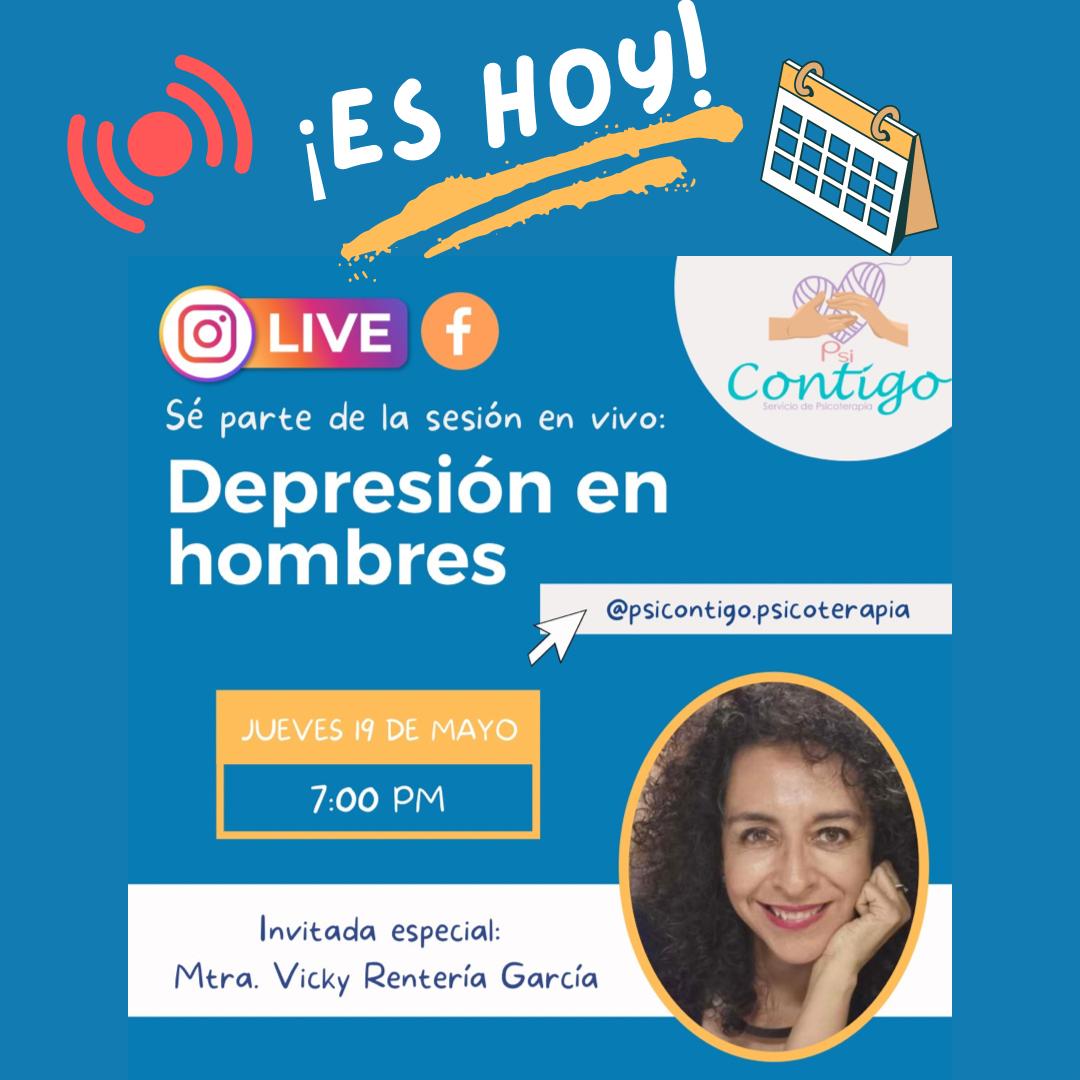 RicardoRSeanez's tweet photo. #FelizJueves es hoy!! Nuestro en vivo en #psicontigo.psicoterapia en donde hablaremos de #DepresionEnHombres acompáñanos a las a las 19:00 hrs #CDMX😬 https://t.co/NkvT00iFaR