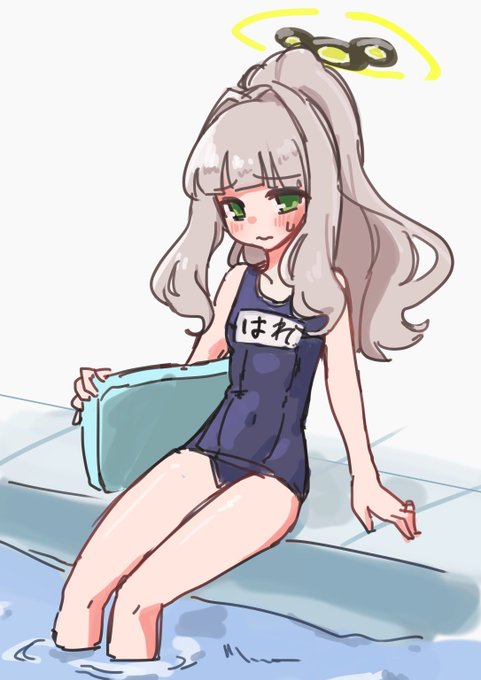 > スク水の小鈎ハレちゃんをお願い致します #odaibako_nikukabe  