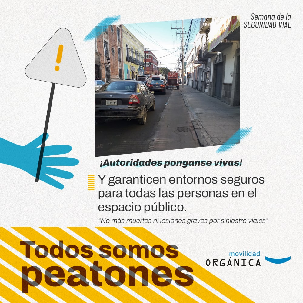 LupitaLeal_'s tweet image. 🛑 #AutoridadesPónganseVivas para asegurar espacios dignos en calles, banquetas, parques y ciclovías apegándose a la nueva #LeyDeMovilidadYSeguridadVial, siguiendo como guía el #ManualDeCalles. 

🚧 Por ciudades más humanas.  
#NoMásMuertesViales #MovilidadOrgánica 🚶🏽‍♀️👨🏽‍🦼👩🏽‍🦯🚲🚑