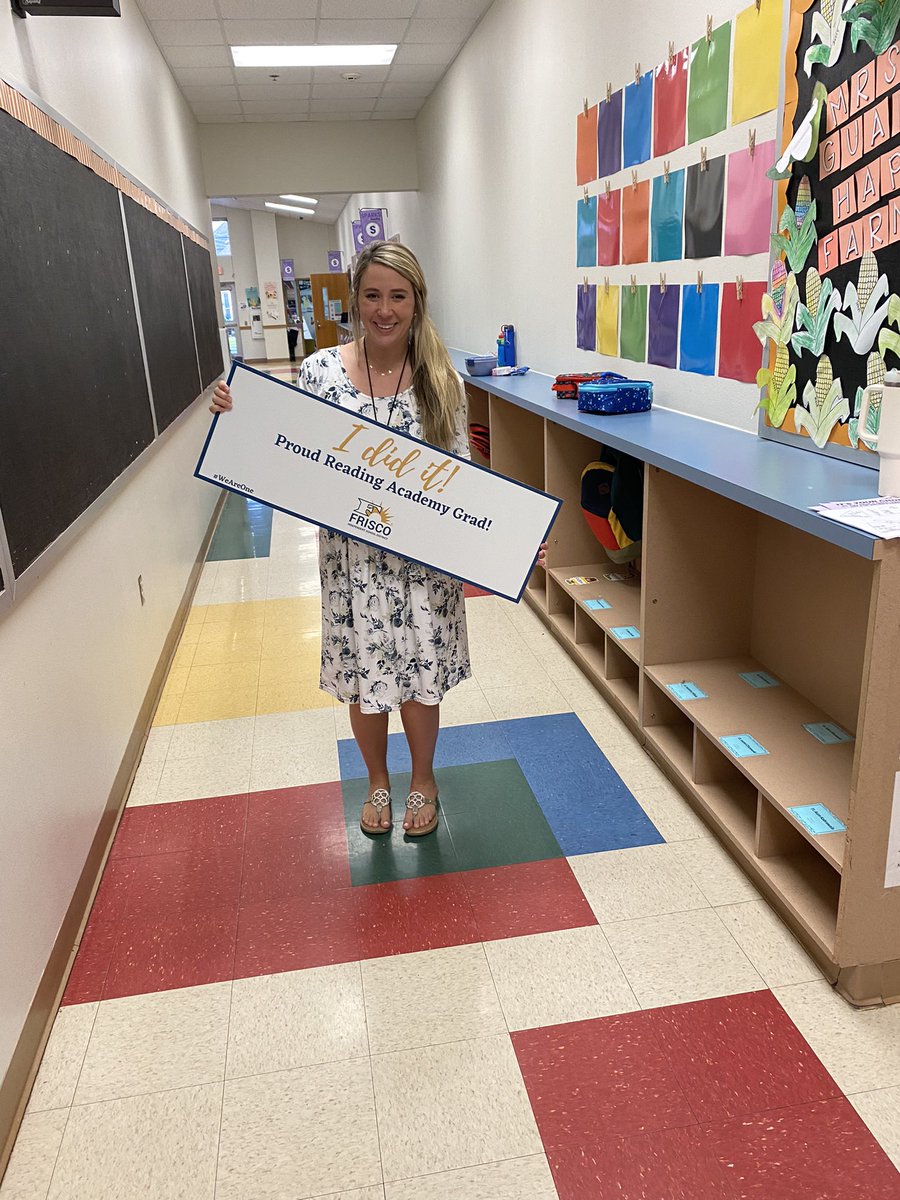 Mrs. Guard completed Reading Academy! <a href="/C_E_Dellinger/">CarrieDellinger</a> <a href="/SparksElemFISD/">Sparks Elementary</a>