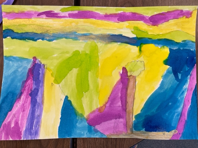 CreativeAdvent3's tweet photo. Here's a bit of color to brighten your day!

#watercolor #landscapes #afterschoolart #artclasses #elementaryartists #youngartists #artinyou #weloveart #MOCOartclass #artteachers https://t.co/kWGgop6xos