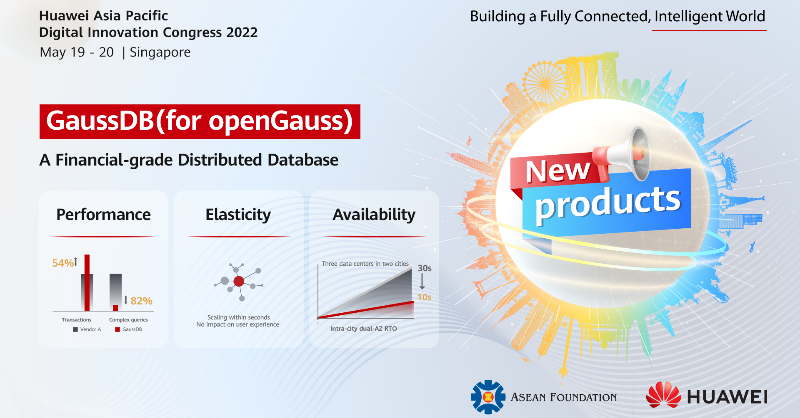 HuaweiCloudAPAC's tweet photo. Sneak a peek at our newly launched products!

#HUAWEICLOUD announced 4 new products during the Huawei APAC Digital Innovation Congress 2022: SparkRTC, DevCloud, Global Acceleration and GaussDB (for openGauss).

Find out more: https://t.co/JA5YE9zlMx

#FORinnovationDigitalAPAC
