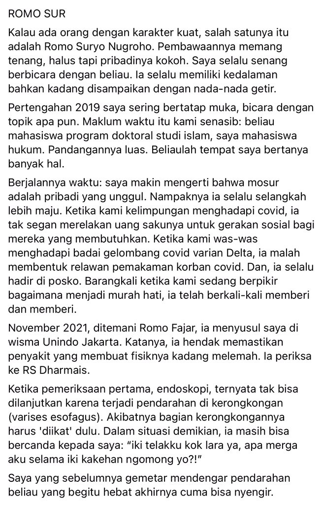 ZuAndreas's tweet photo. Swarga langgeng, MoSur! ♥️ https://t.co/er35XRnnkl